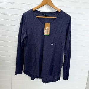 NEW Eddie Bauer Women's Long Sleeve Concourse T Shirt Medium